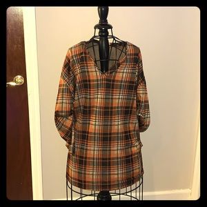 ZARA plaid tunic/ dress 👗